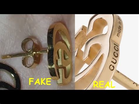 how to spot fake gucci earrings